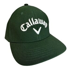 Callaway Hat Cap Strap Back Mens One Size Green Odyssey Golf Performance Logo